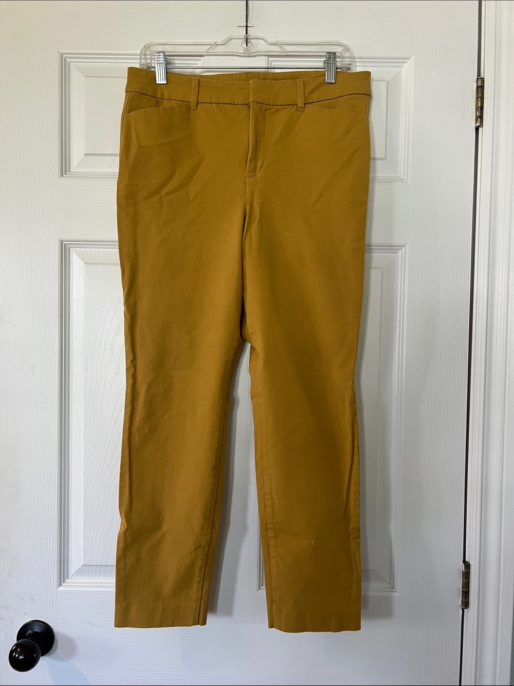 Old Navy Mustard Yellow Women's Straight Trousers